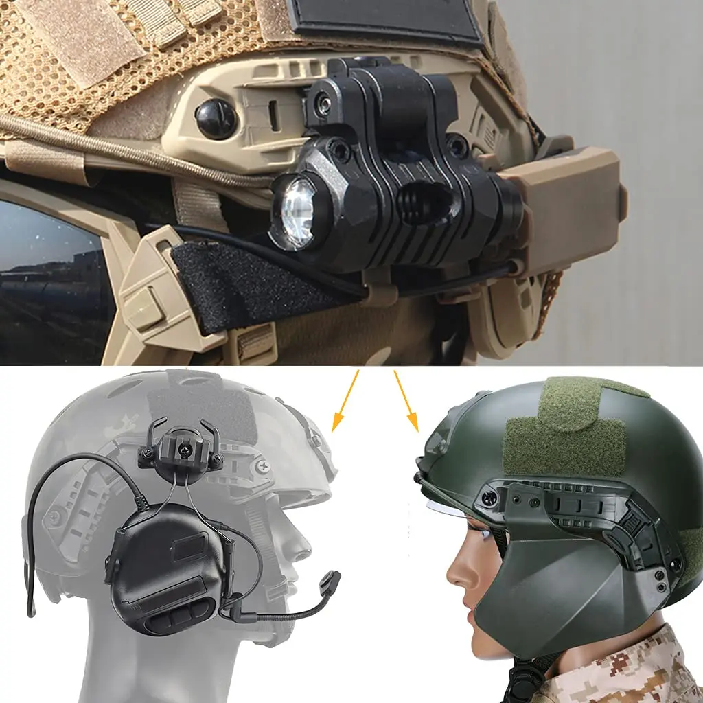Juego Casco Táctico, Equipo Protección Airsoft con Máscara & Gafas & Cubierta Casco, Forro EPP Avanzado Adicional, para Caza de Paintball Al Aire Libre Caza CS - imagen 4