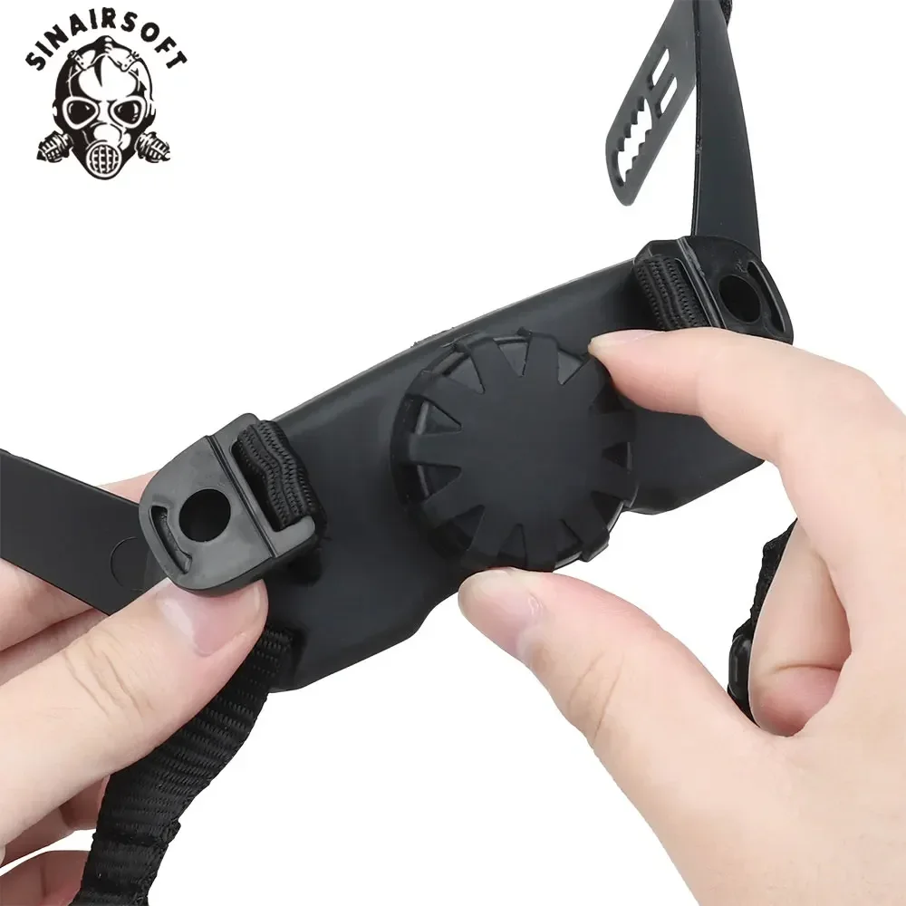 Sistema de suspensión interior para casco táctico, cascos CS portátiles, correa de bloqueo de cabeza ajustable, accesorios para casco de corte alto FAST SF - imagen 4