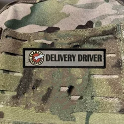 Parche moral táctico Delivery Driver – Velcro para mochila o chaqueta