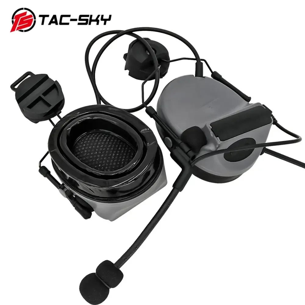 TAC-SKY auriculares tácticos COMTA II casco montaje ARC Track reducción de ruido auriculares y nueva diadema y táctico PTT U94 PTT - imagen 5