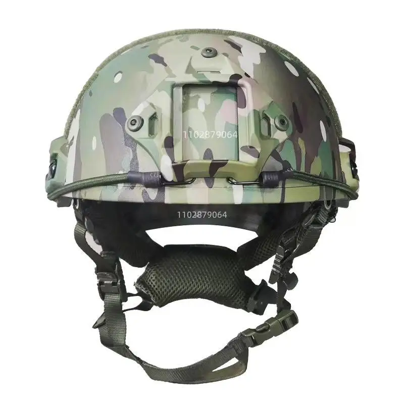 Casco a prueba de balas ACH casco táctico de corte alto MC camuflaje 100% aramida kevlar Core ejército NIJ IIIA.44 casco balístico - imagen 3