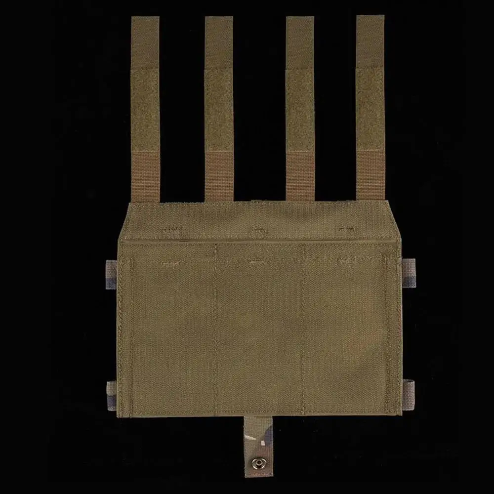 Plataforma de pecho táctica serie R M4 solapa de salto MOLLE extender Triple 5,56, bolsa para revistas, chaleco de caza, Panel frontal, equipo de aparejo de pecho Airsoft - imagen 3