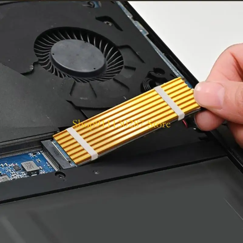 J1HC M.2 2280 SSD Heatsink M.2 NVME Radiador PC PC Radiador Silicona térmica - imagen 3