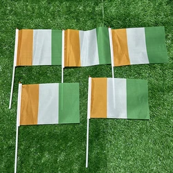Bandera de Costa de Marfil – 14x21cm polyester para mano