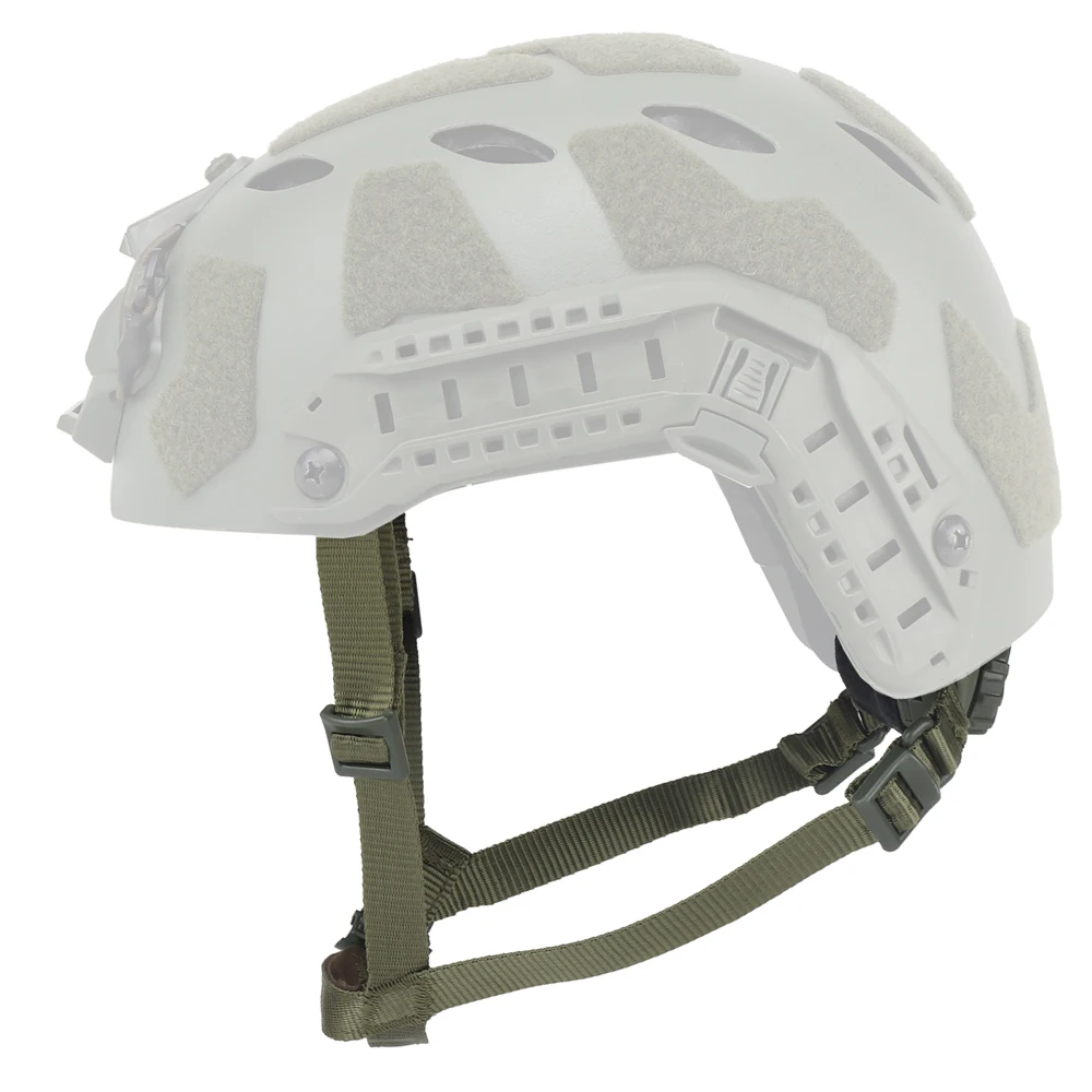 Sistema de suspensión interior para casco, cascos Airsoft de tiro, correa de sujeción estable ajustable para sujetar la barbilla, accesorios para casco de corte alto rápido - imagen 4