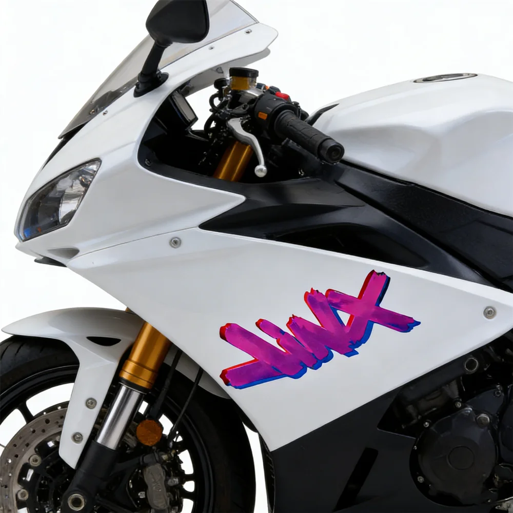 Pegatinas reflectantes impermeables JINX para coche, moto y DIY