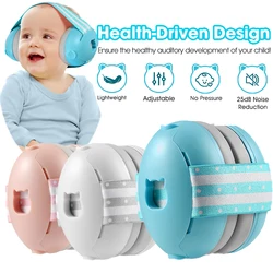 YHKEMA Auriculares protección auditiva bebé – Diadema elástica