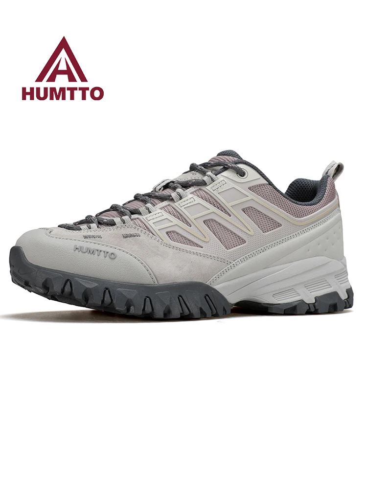 Zapatos de senderismo HUMTTO para hombre, botas de caza para acampar y escalar al aire libre, zapatillas de Trekking para mujer, calzado deportivo informal para Wakling todoterreno - imagen 5