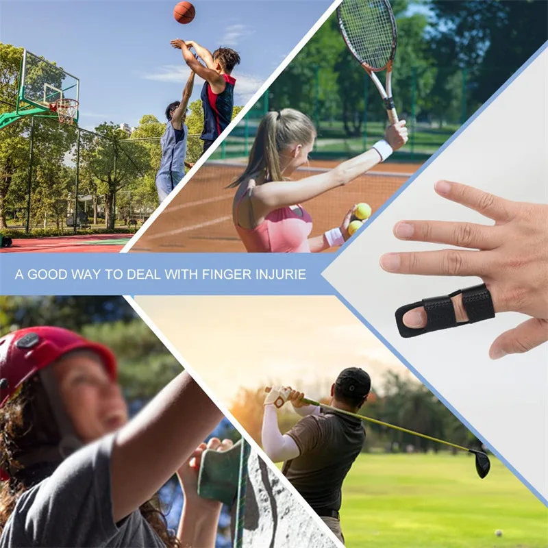 4 Uds. Dedales de nailon, utilizados para voleibol, bádminton, baloncesto y protección de las articulaciones de los dedos en deportes - imagen 4