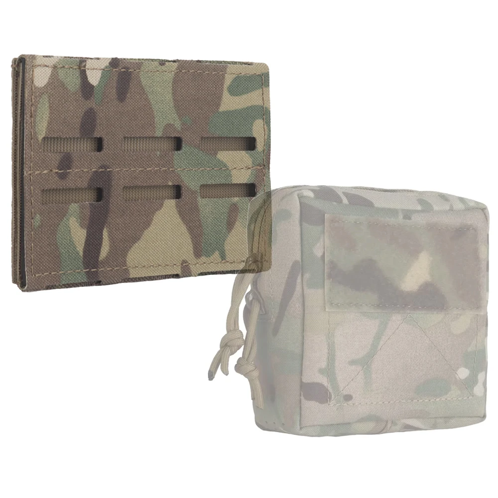 Panel de faja táctica de tres filas, placa adaptadora Molle para bolsa táctica, chaleco de caza Airsoft, faja, equipo portador de placa - imagen 2