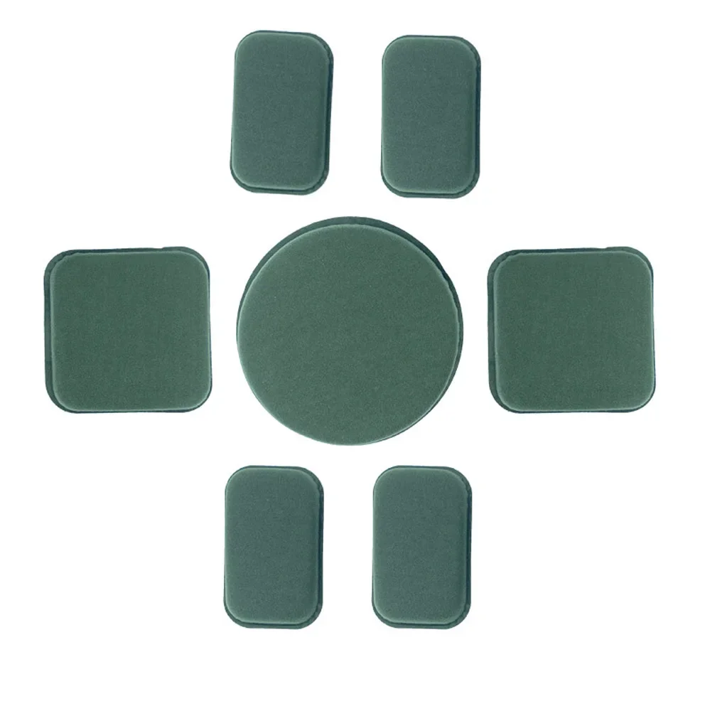 Almohadilla de espuma viscoelástica para casco Airsoft M88 Mich2000, juego de almohadillas protectoras de esponja absorbentes de golpes forradas para casco - imagen 3