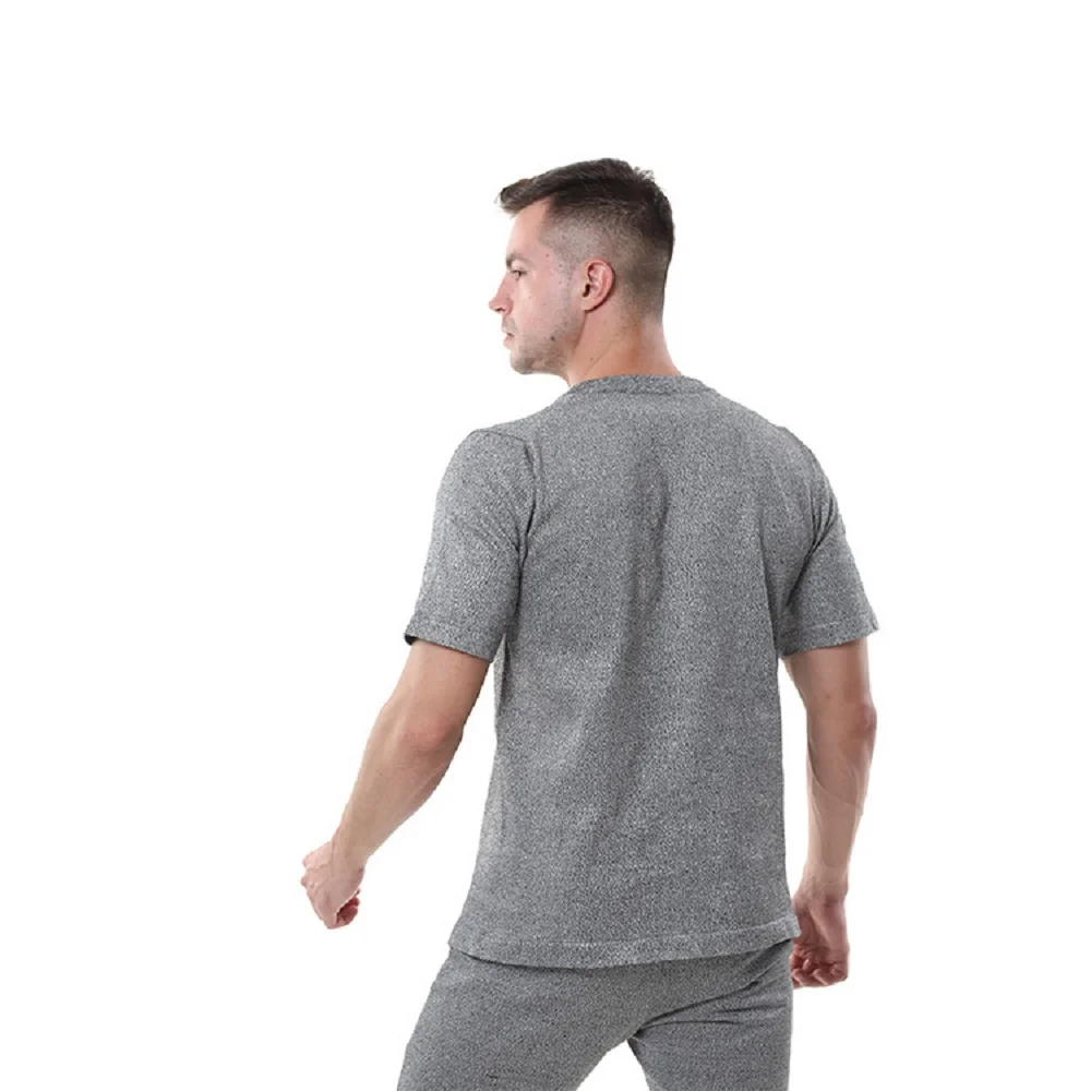 Nivel 5 EN388 Camiseta de protección de trabajo de seguridad resistente a cortes Ropa anticorte a prueba de arañazos para seguridad de construcción de vidrio metálico - imagen 4