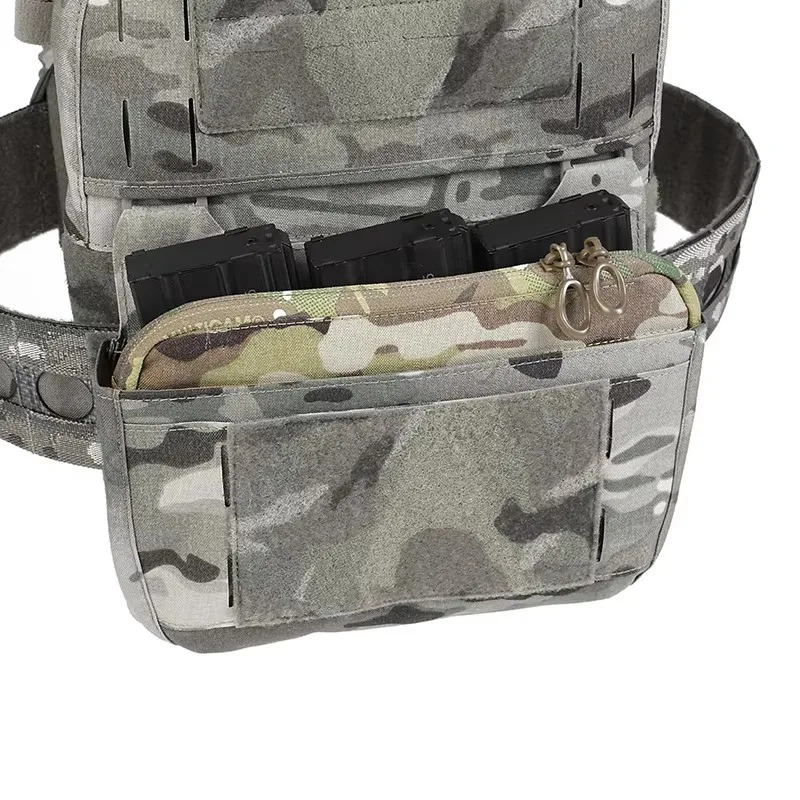 Inserto táctico de canguro estilo Ferro, bolsillo pequeño, bolsa para artículos diversos Airsoft de alta capacidad, bolsa para campo de batalla - imagen 3