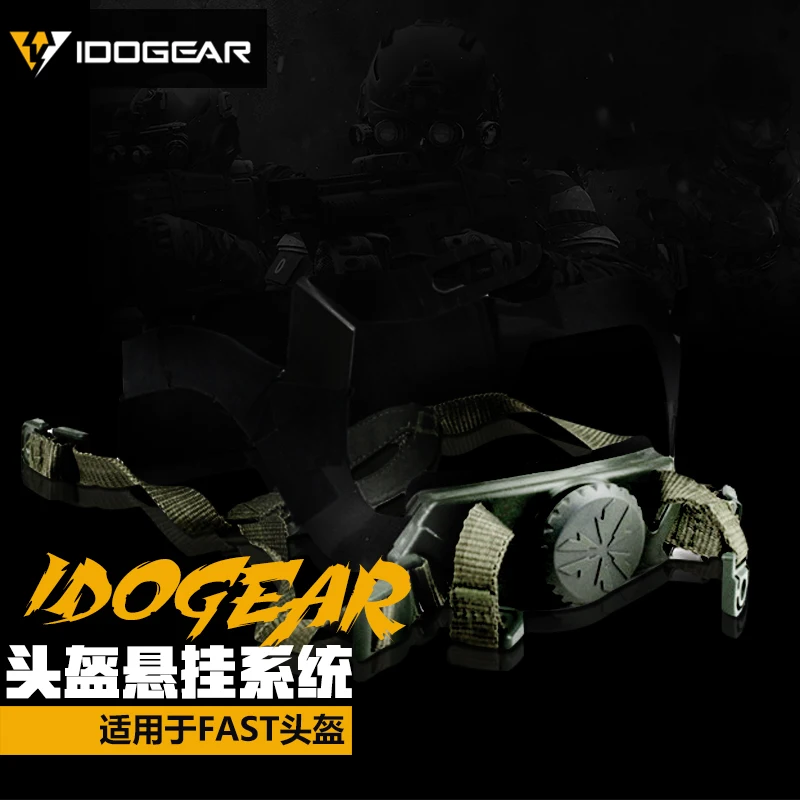 Sistema táctico de suspensión para casco rápido, suspensión de OPS-CORE, Kit de revestimiento de dial ACH Occ, accesorios para casco Airsoft de caza IDOGEAR - imagen 5
