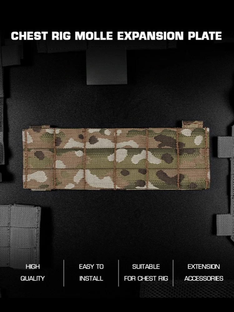 Plataforma MOLLE para pecho con puntos de anclaje