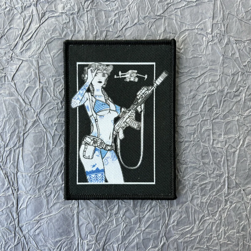 Parche militar "Air rescuser" en la ropa, insignia de moral, "cabeza y ojos", equipo táctico de Dron ruso, parches de gancho y bucle, mochila - imagen 4