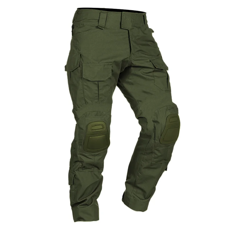 Pantalones de combate + almohadillas Pantalón deportivo elástico Equipo táctico US CP Escalada Camo Pantalones tácticos al aire libre Airsoft Cargo Pantalón de trabajo informal - imagen 2