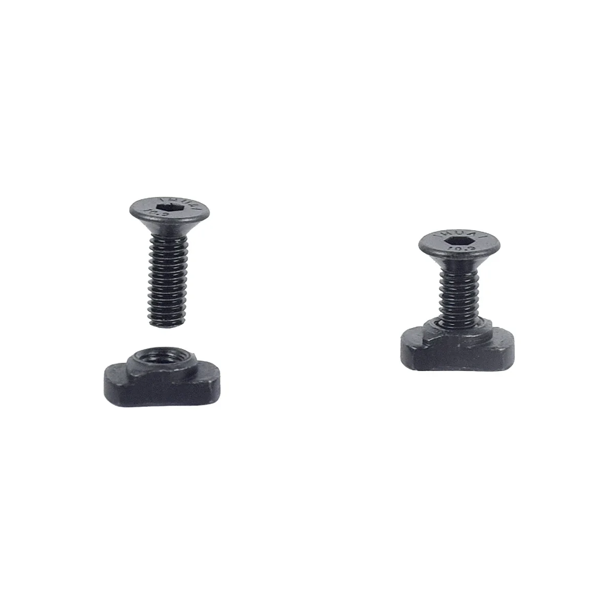 Tornillos y tuercas M4 m-lok M Lok, rosca M4x12, adaptador de guardamanos de montaje de 10mm y 12mm, accesorio de caza para Rifle de perfil bajo, 10 Uds. - imagen 3