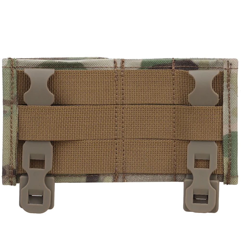 Durable corto rápido 9MM y 5,56 doble bolsa Mag MOLLE Compatible con orificio de drenaje inferior para portador de placa aparejo de pecho chaleco táctico - imagen 4