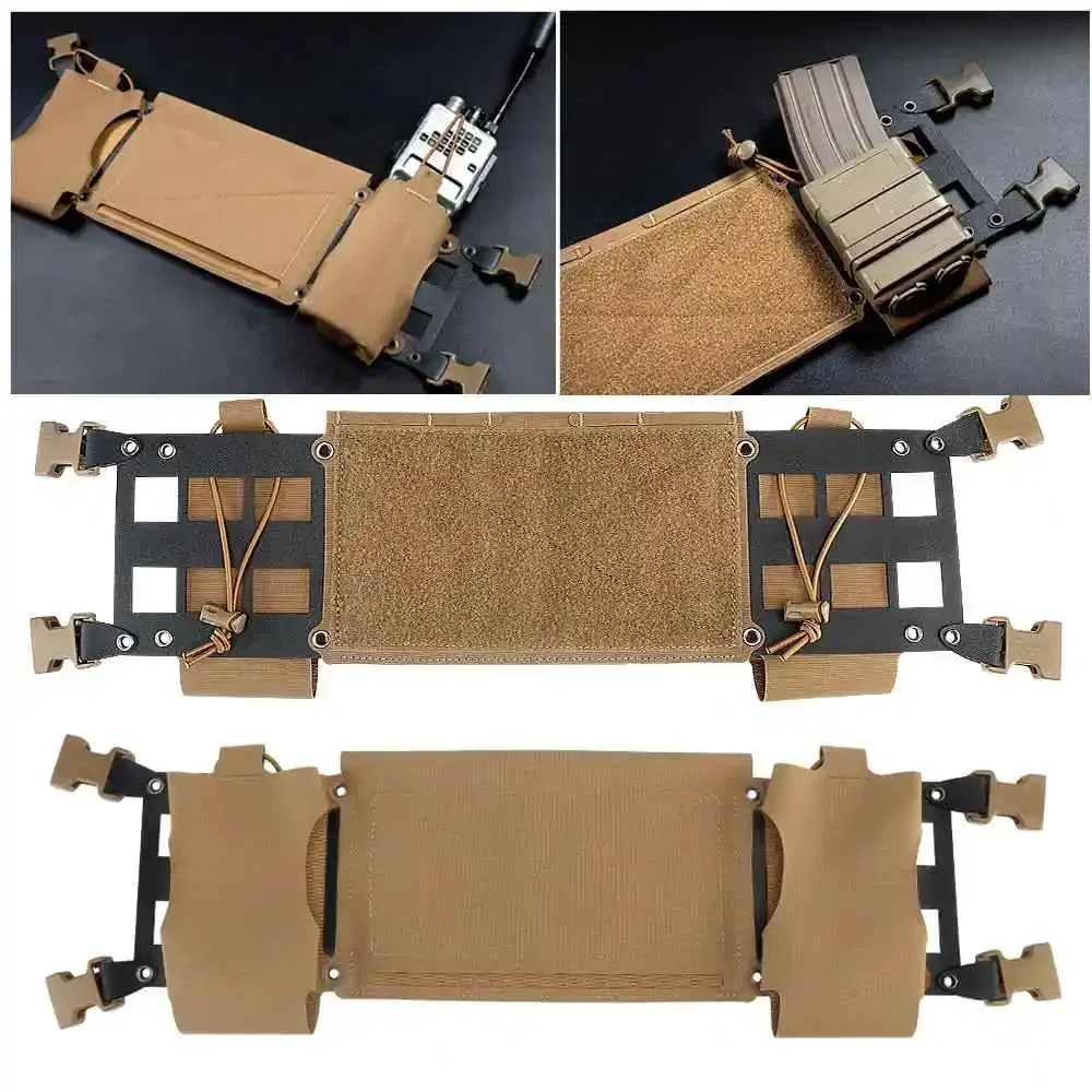 Chaleco táctico de caza MK4, aparejo de pecho, chasis extendido II MK, chaleco lateral, bolsa GP, revista, Radio, walkie-talkie
