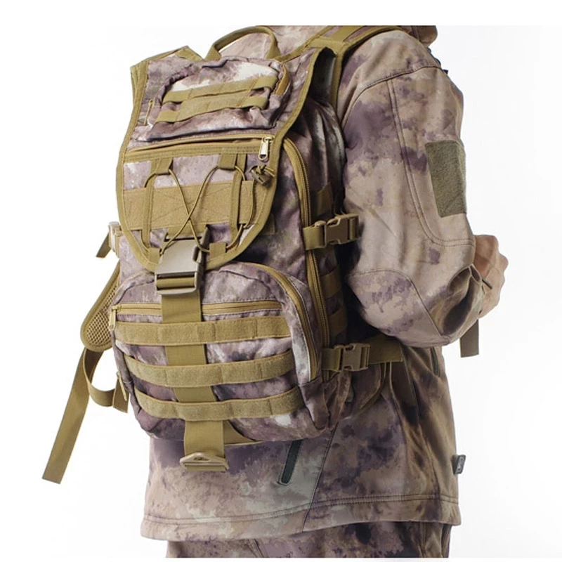 Mochila táctica de asalto Molle impermeable, mochila militar para acampar, senderismo, caza, bolsa deportiva, Airsoft - imagen 5