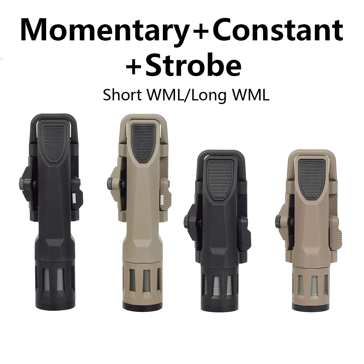 Linterna LED táctica WML X GEN2 para arma, luz de Rifle Airsoft, 20mm, riel AR15 AK47, Surefire X300 - imagen 2