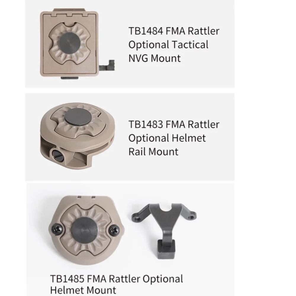 FMA casco táctico IR, lámpara de supervivencia, cabeza Tricolor, luz intermitente con instalación de riel NVG/casco - imagen 5