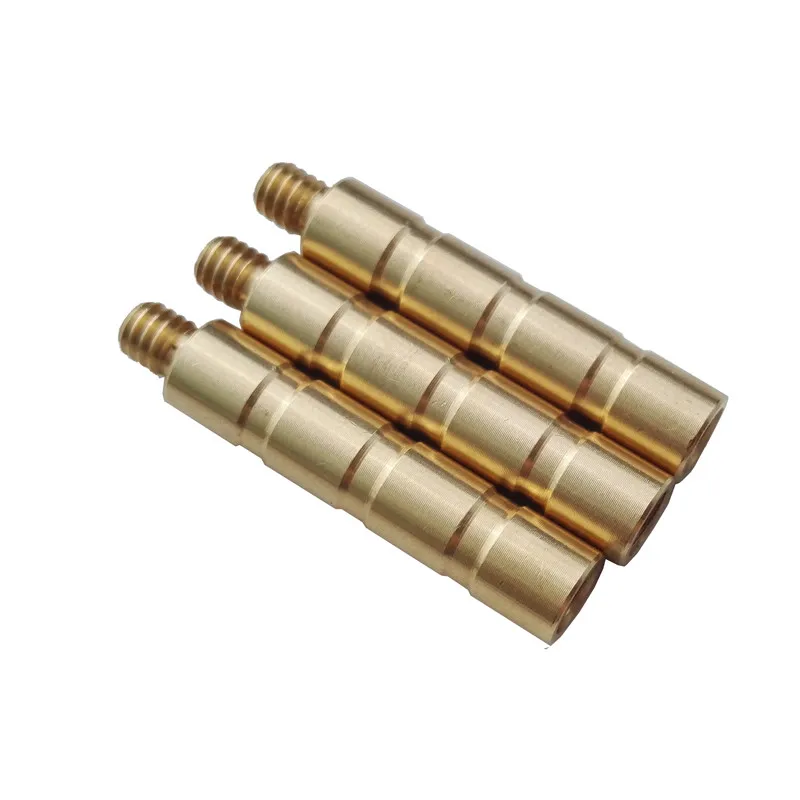 Arquería de 50 piezas, 25/50/100 granos, equilibrio de cobre para ID, 6,2mm, inserto de eje de flecha, puntas anchas, accesorios de caza - imagen 2