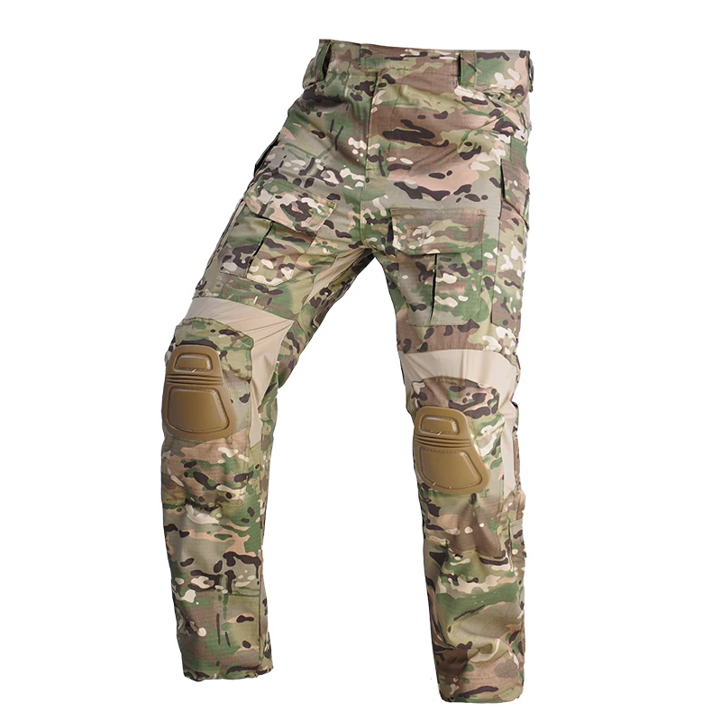 Pantalones de combate G3 con almohadillas, pantalones de viaje, ropa de caza para hombres, pantalones tácticos de camuflaje, pantalones de entrenamiento Airsoft para acampar - imagen 2