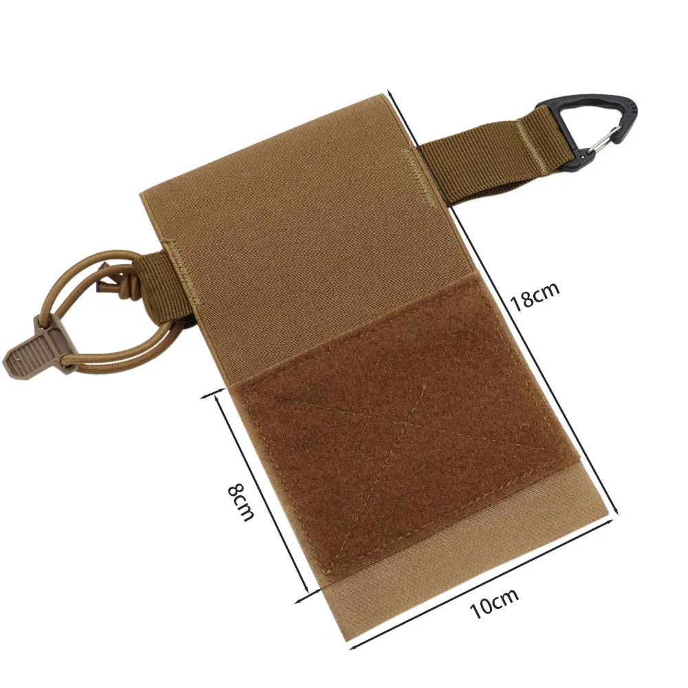 Soporte táctico elástico para Walkie Talkie, funda para Rifle, revista, chaleco, bolsa lateral para caza, gancho Airsoft para fácil transporte - imagen 3