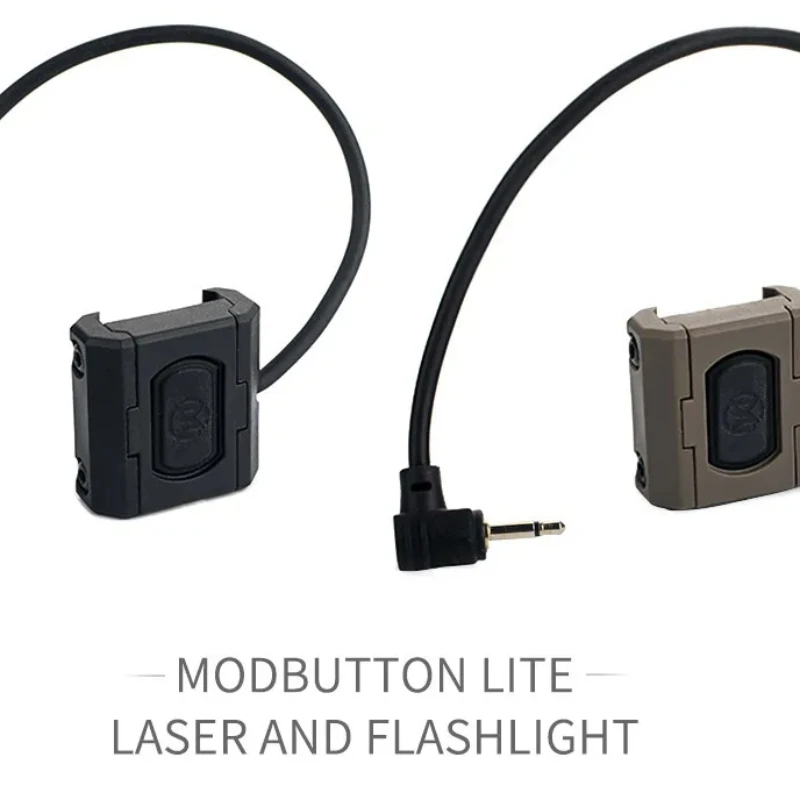 WADSN interruptor táctico remoto de doble presión, Modbutton para SF M300 M600, luz de arma Airsoft DBAL PEQ15 Fit Keymod m-lok Picatinny - imagen 3