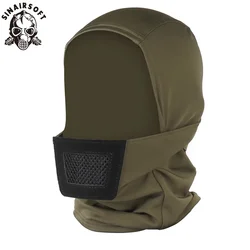 Máscara Airsoft completa para protección facial uso paintball y caza