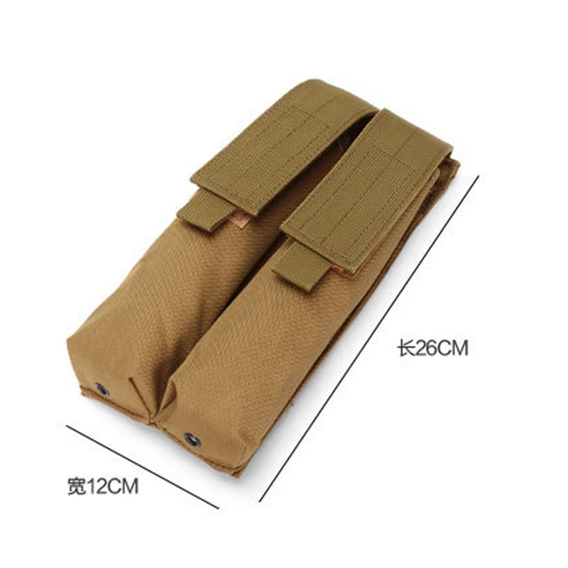 Bolsa táctica Molle doble Magzine, funda de bolsillo Mag, soporte para caza P90 UMP Airsoft Mag, bolsa de almacenamiento, envío directo - imagen 2