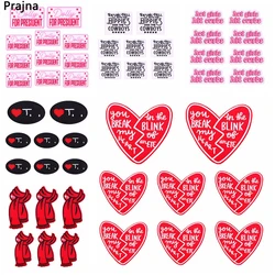Parche bordado corazón rojo thermoadhesivo – Jeans, chaleco o mochila