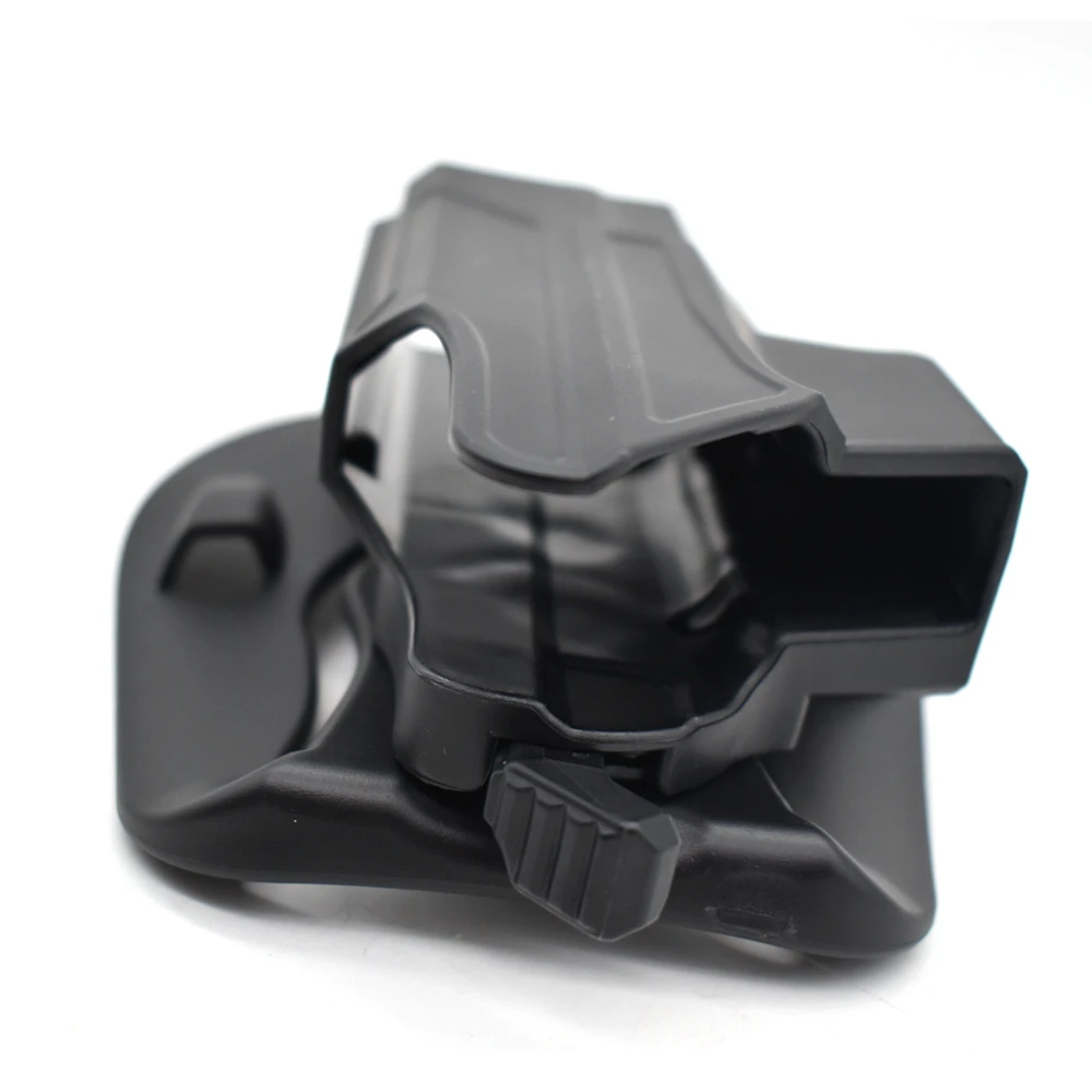Funda rápida para Glock 19 23 32 19X 44 45 acero plástico rotación de 360 grados funda de pistola derecha caza Airsoft Hangun funda - imagen 2