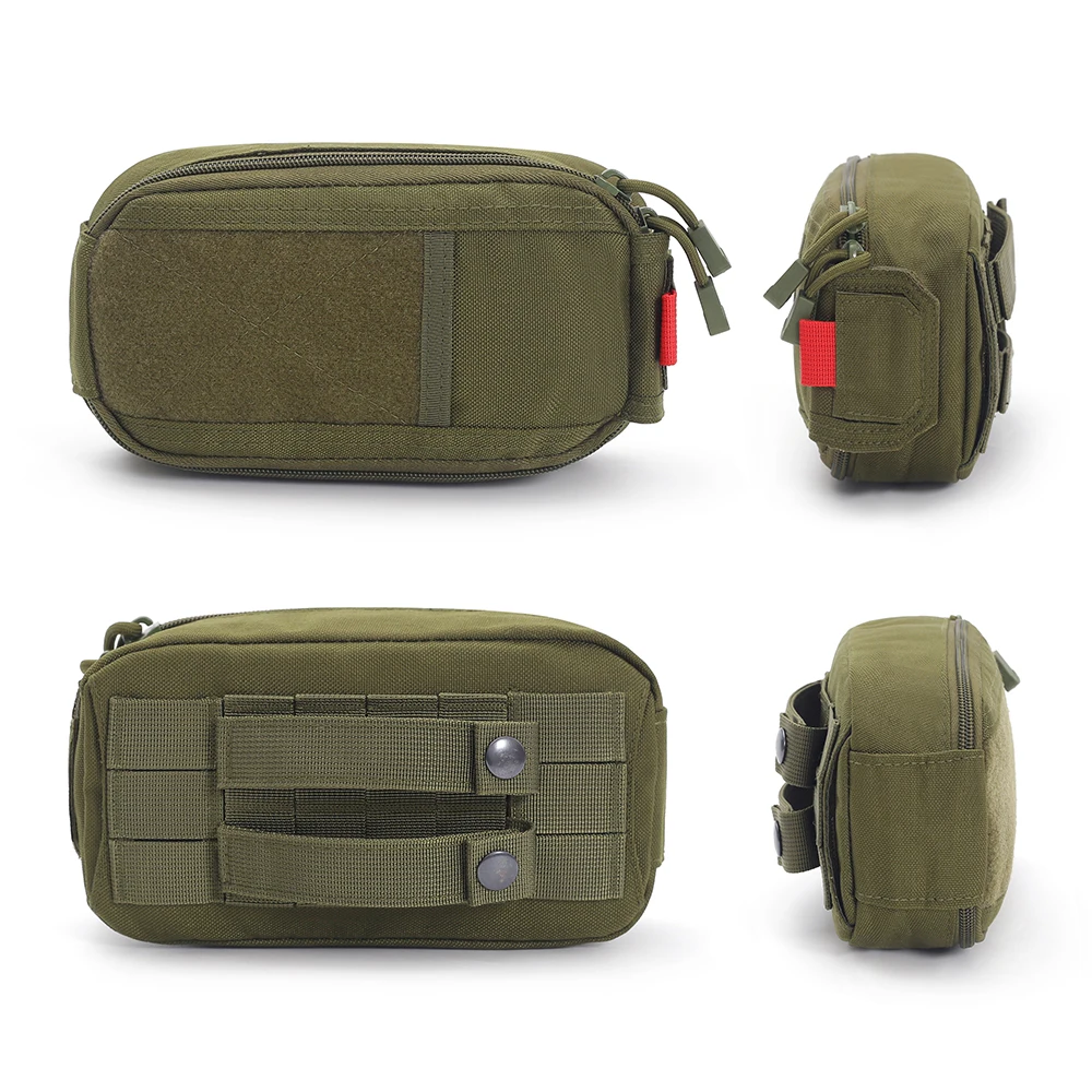 Microbolsa EDC táctica Molle, bolsa de utilidad Molle, resistente al agua, bolsa EDC táctica para senderismo al aire libre, caza y Camping - imagen 2