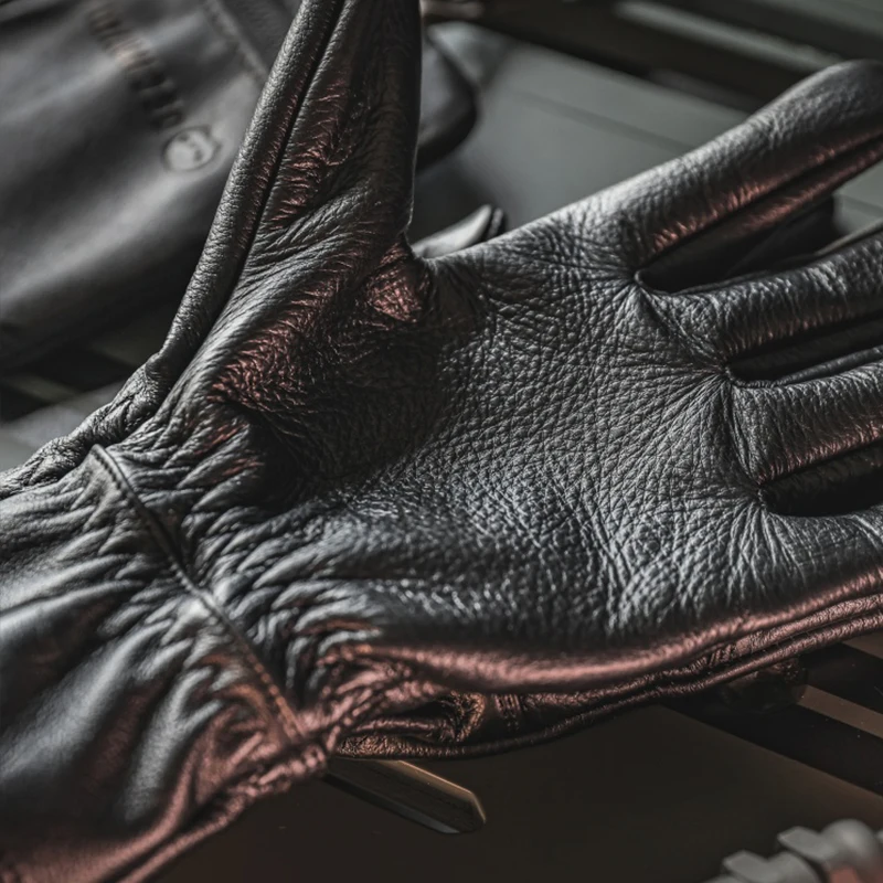 MAUHOSO Guantes de trabajo de cuero para hombre Guantes de conducción - imagen 4