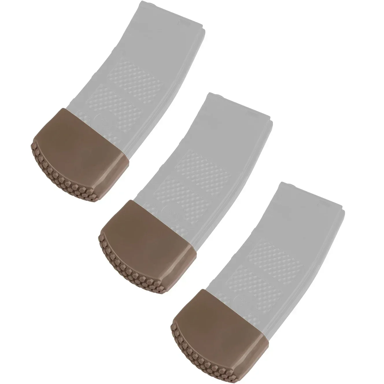 Cubierta de protección Mag multifunción, Material TPR, funda inferior de revista para Rifle AR M4 5,56, almohadilla de revista estándar, 3 uds.