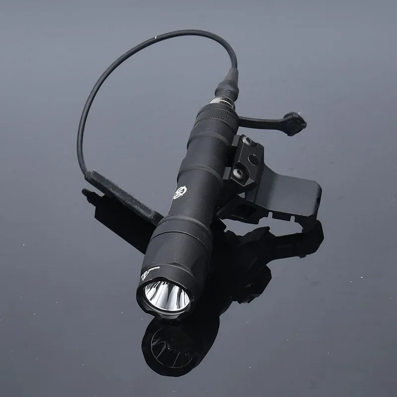 Wadsn-Base de montaje de luces de explorador de caza, montaje en Offset de Metal, montaje táctico M300 M600, soportes Dani-defens, compatible con MLOK KEYMOD, Riel de 20mm - imagen 2