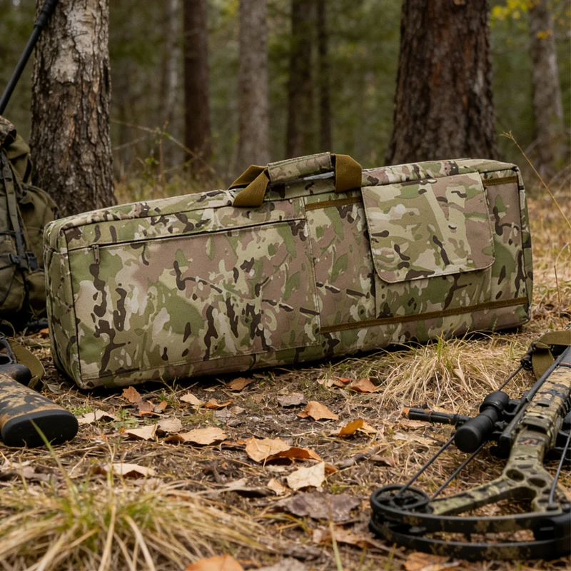 Estuche para rifle caza y airsoft acolchado resistente al hombro