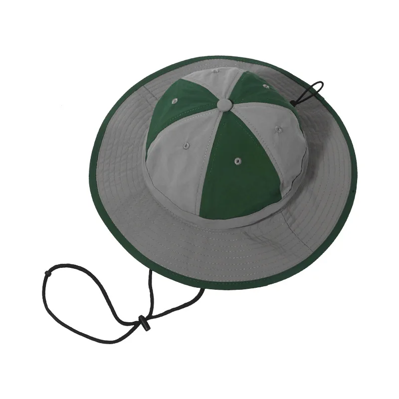 Sombrero de pescador de color, gorra de lavabo japonés, sombrilla, ajustable, con cordón, para acampar en la calle, protección solar al aire libre - imagen 3