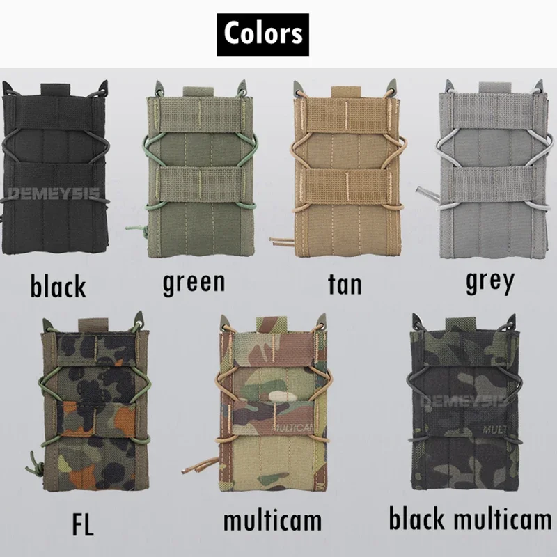 Bolsa táctica para revista 5,56, para AK AR M4 AR15, bolsa individual Mag para tiro al aire libre, Rifle de caza, bolsa Molle Pitol - imagen 2