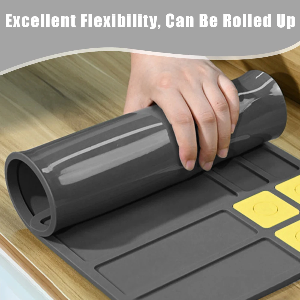 Estera de limpieza de pistola táctica, estera de mantenimiento de limpieza de pistola magnética de PVC, almohadilla de trabajo antideslizante, portátil, impermeable - imagen 4