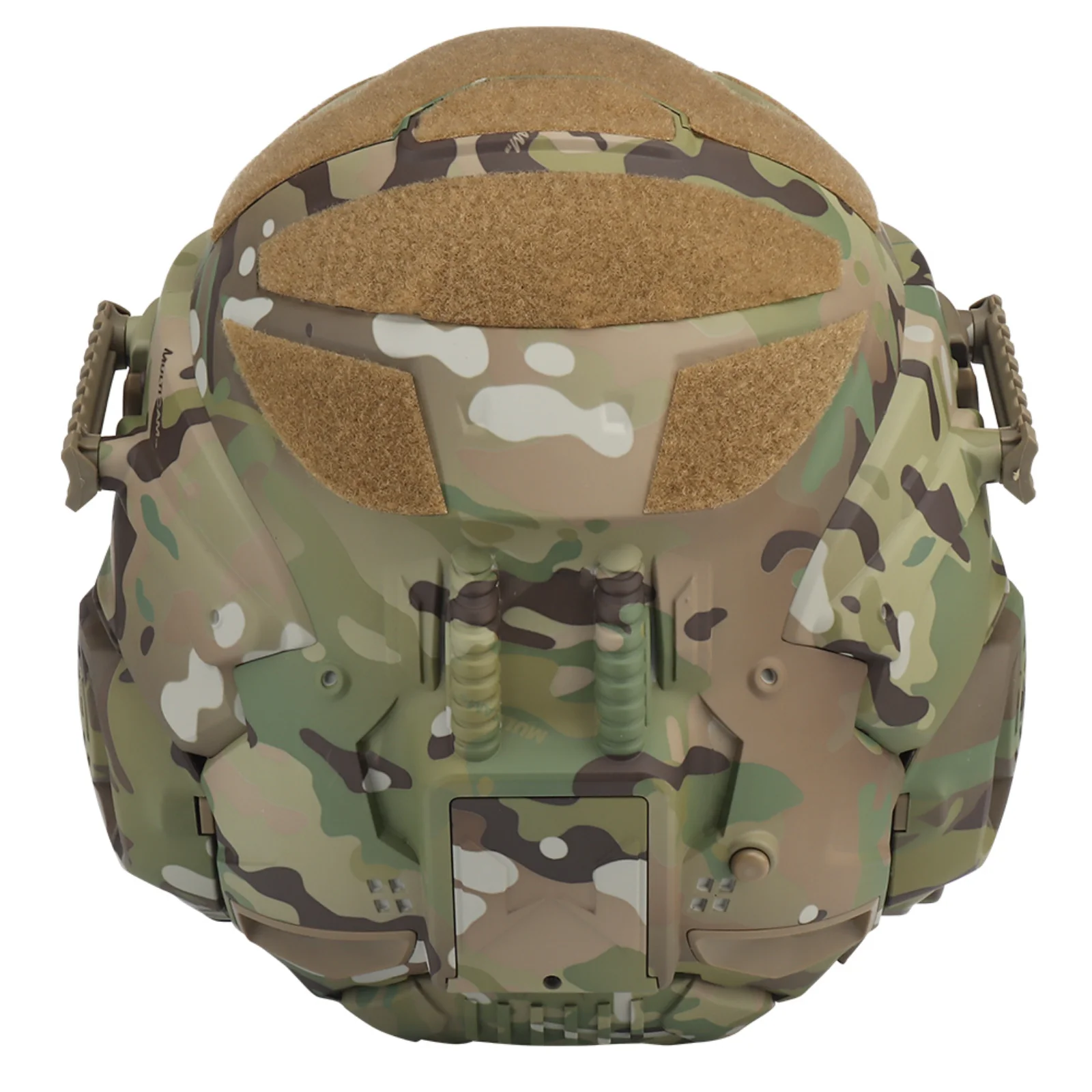 Casco Assault I Airsoft de cara completa, casco táctico con auriculares HD, ventilador antiniebla, 2 pares de lentes, máscara abatible para CS al aire libre - imagen 5