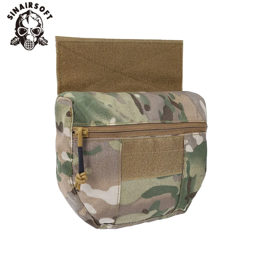 SINAIRSOFT-Chaleco Molle de ejército militar para caza, almacenamiento táctico, CRM CRX D3, aparejo de pecho, bolsa colgante de utilidad, nailon 500D - imagen 4