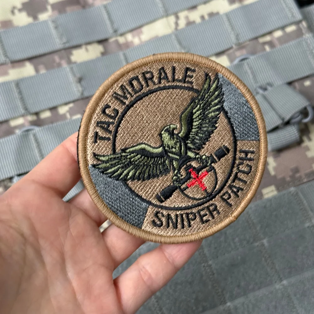 Parche de moral francotirador águila con cierre para chalecos - imagen 3