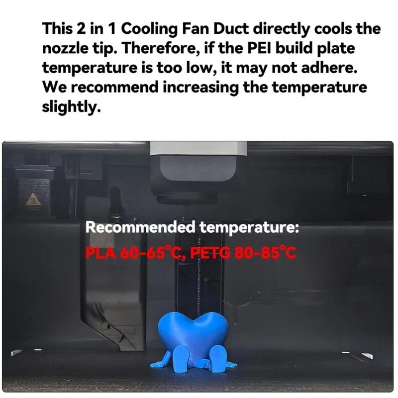 Control temperatura filamento accesorios impresora conducto ventilador nailon, K1KF - imagen 5