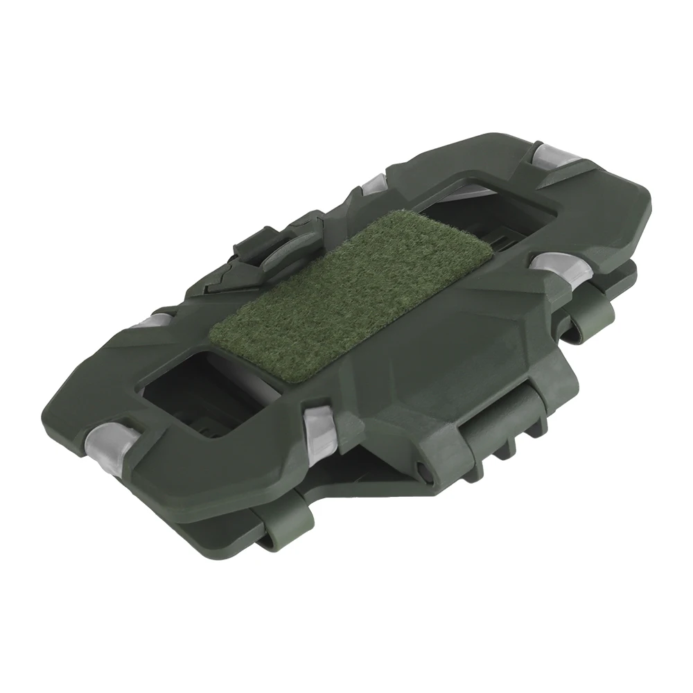 Portador de placa táctica soporte para teléfono MOLLE, tablero de navegación plegable, equipo de sujeción para teléfono móvil, chaleco de caza Airsoft accesorio de aparejo de pecho - imagen 5