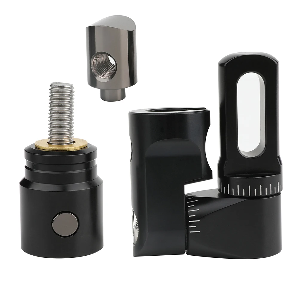 Barra en V ajustable para tiro con arco, accesorio de desconexión rápida, Material de aluminio de aviación para caza, 1 unidad - imagen 5