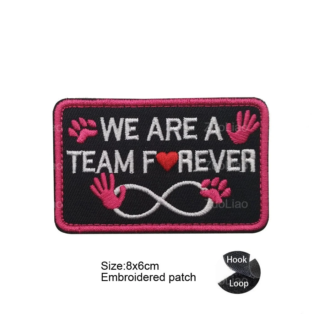 Parche personalizado para mascotas, accesorio bordado 3D con gancho y bucle, K9 - imagen 5